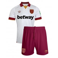 West Ham United Tredjedraktsett Barn 2024-25 Kortermet (+ korte bukser)